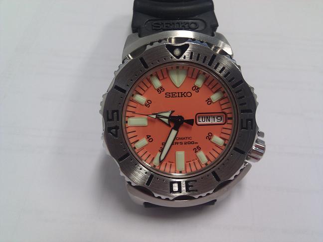 Seiko monster online naranja