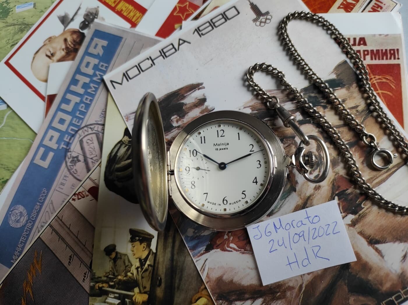 ruso bolsillo Molnija - Mercado de relojes - HdR